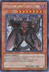 Steelswarm Caucastag [HA05-EN050] Secret Rare | Exor Games Truro