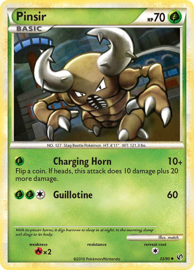 Pinsir (32/90) [HeartGold & SoulSilver: Undaunted] | Exor Games Truro