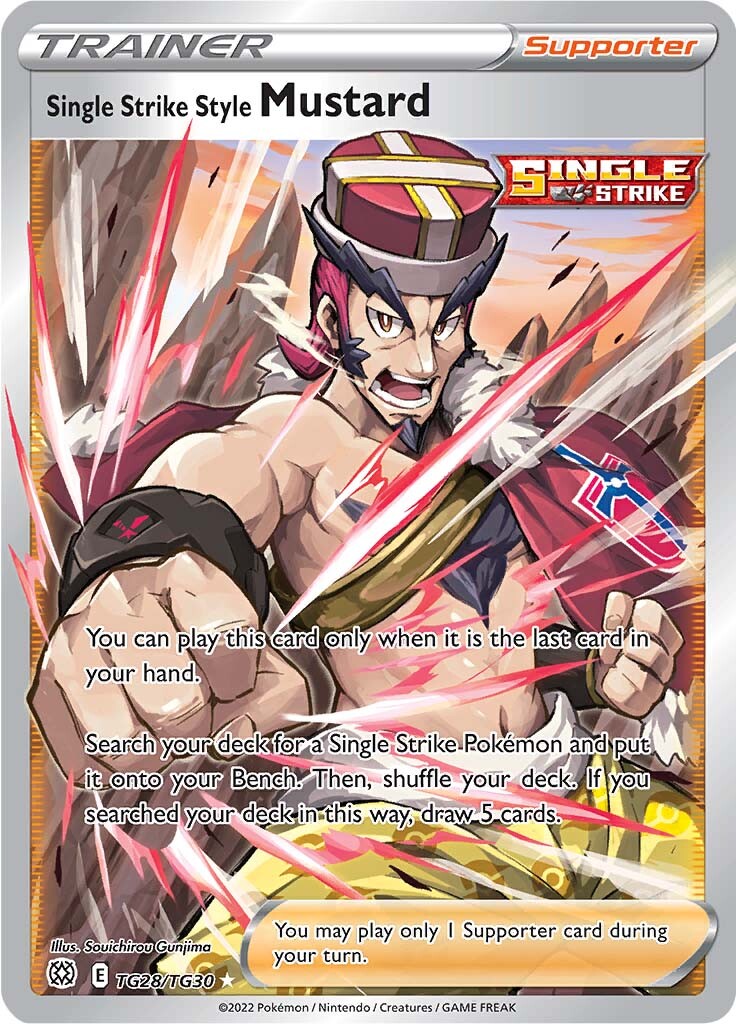 Single Strike Style Mustard (TG28/TG30) [Sword & Shield: Brilliant Stars] | Exor Games Truro