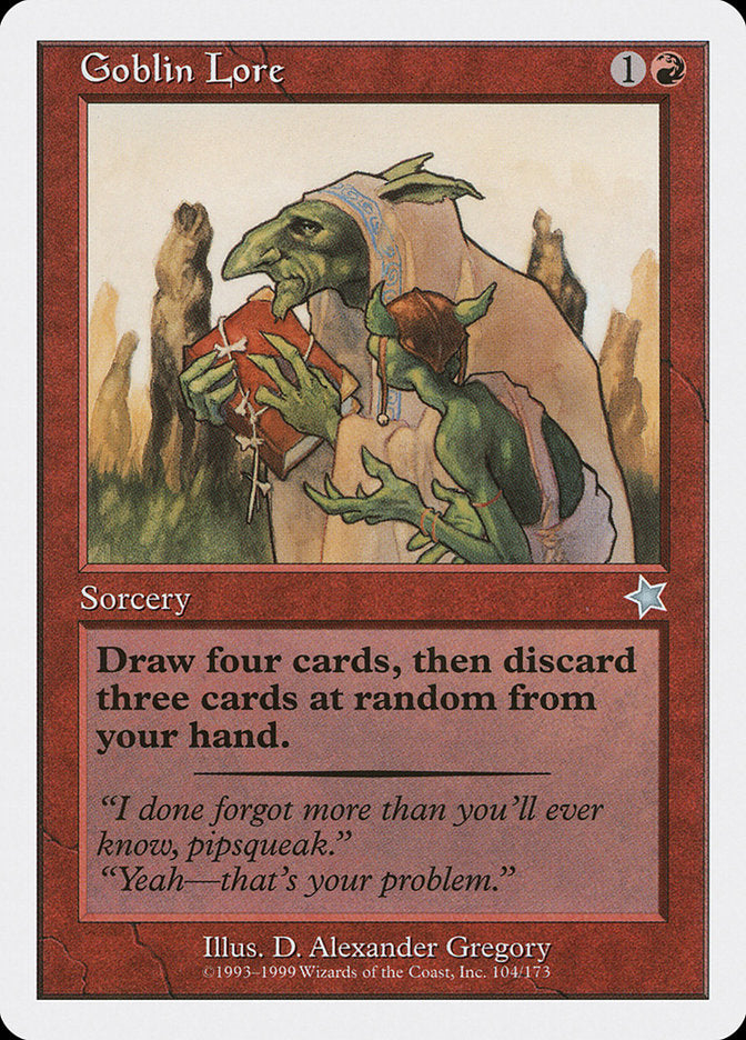 Goblin Lore [Starter 1999] | Exor Games Truro
