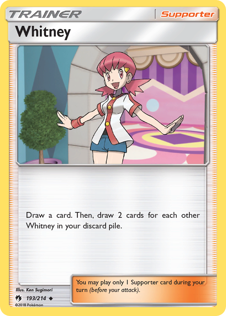 Whitney (193/214) [Sun & Moon: Lost Thunder] | Exor Games Truro