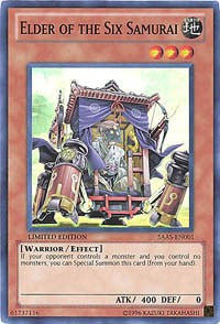 Elder of the Six Samurai [SAAS-EN001] Super Rare | Exor Games Truro