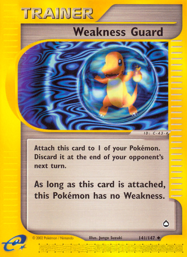 Weakness Guard (141/147) [Aquapolis] | Exor Games Truro