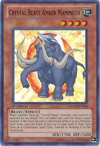 Crystal Beast Amber Mammoth [RYMP-EN044] Super Rare | Exor Games Truro