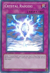 Crystal Raigeki [RYMP-EN055] Super Rare | Exor Games Truro
