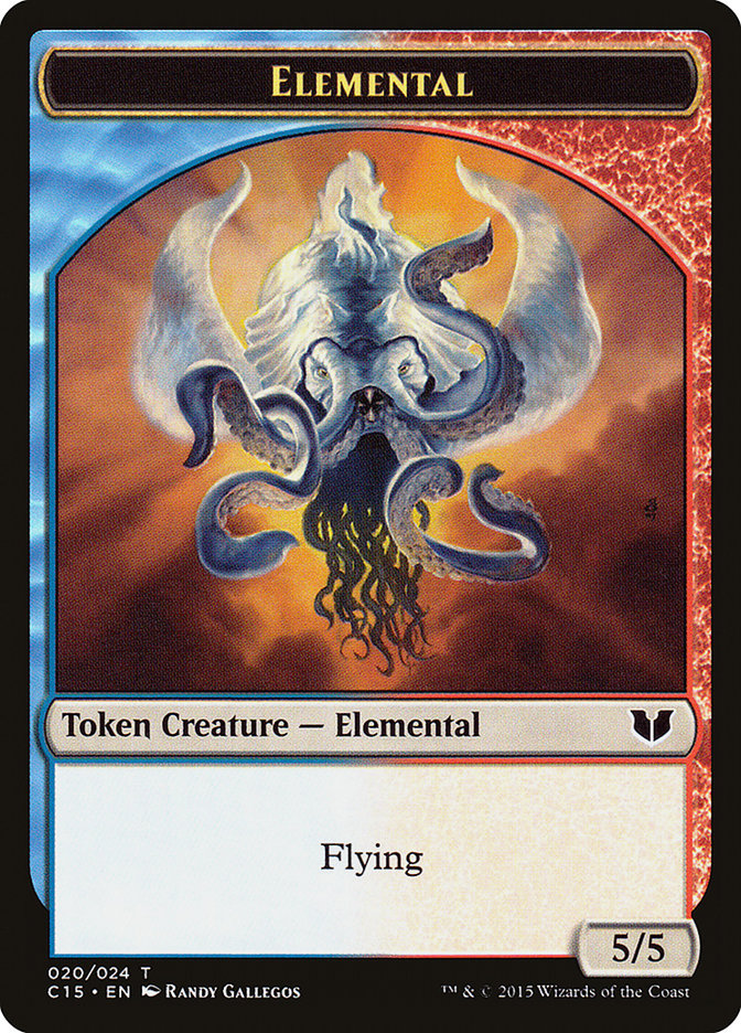 Drake // Elemental (020) Double-Sided Token [Commander 2015 Tokens] | Exor Games Truro