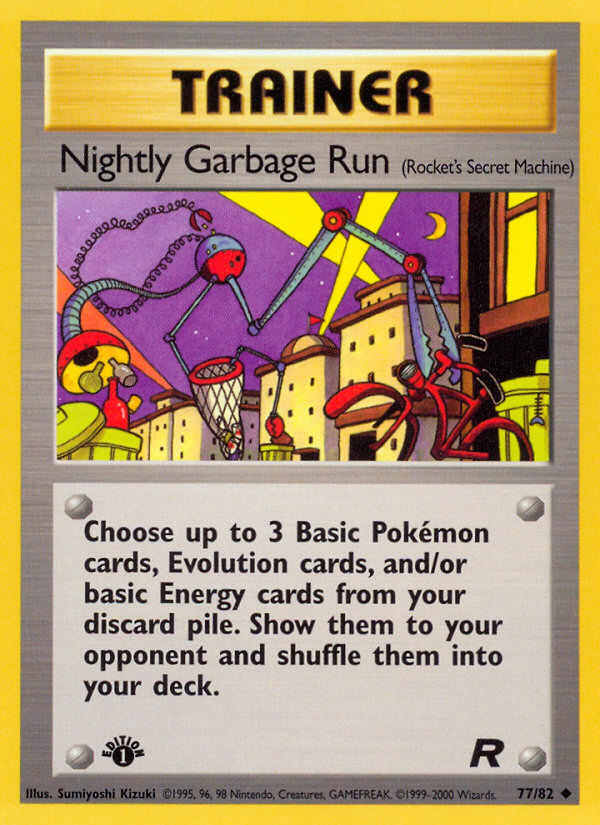 Nightly Garbage Run (77/82) [Team Rocket 1st Edition] | Exor Games Truro