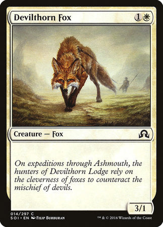 Devilthorn Fox [Shadows over Innistrad] | Exor Games Truro