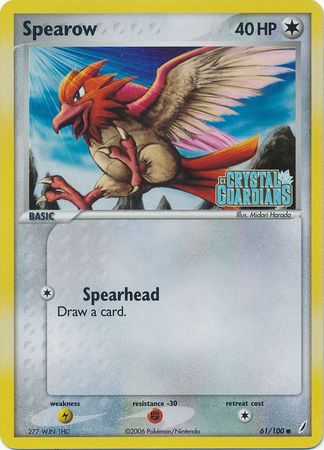 Spearow (61/100) (Stamped) [EX: Crystal Guardians] | Exor Games Truro