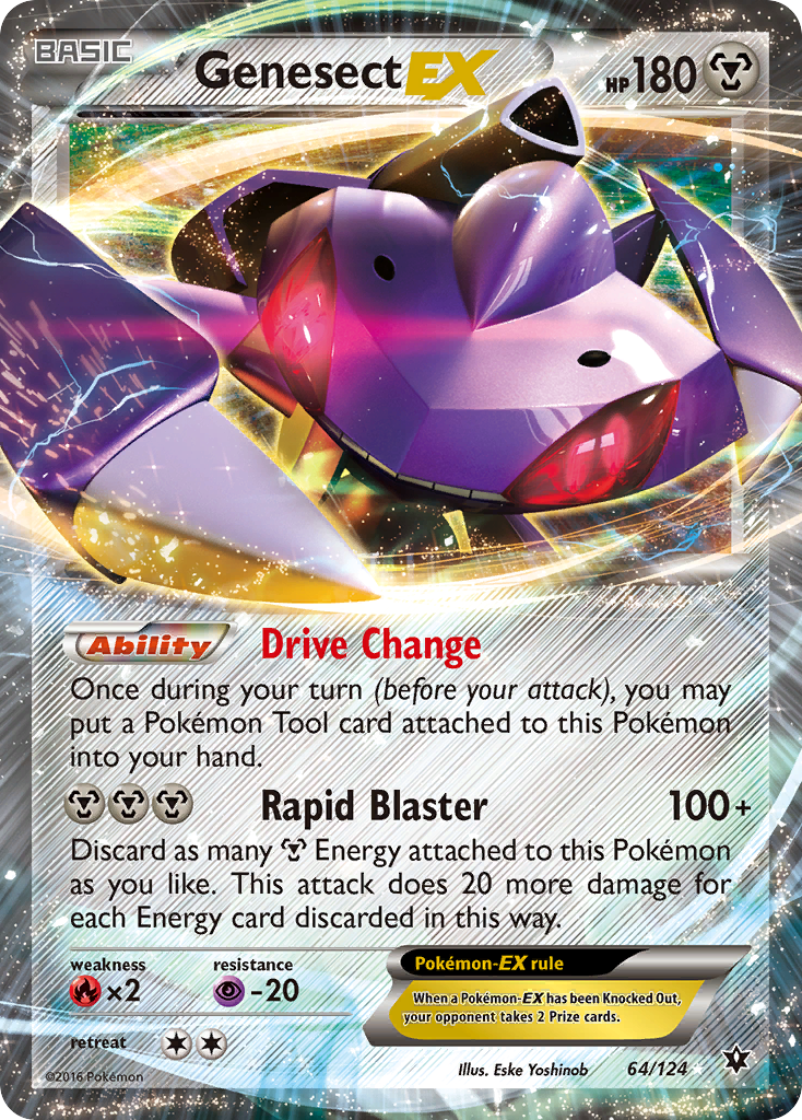 Genesect EX (64/124) [XY: Fates Collide] | Exor Games Truro