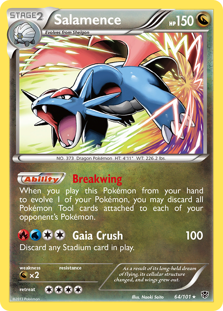 Salamence (64/101) [Black & White: Plasma Blast] | Exor Games Truro