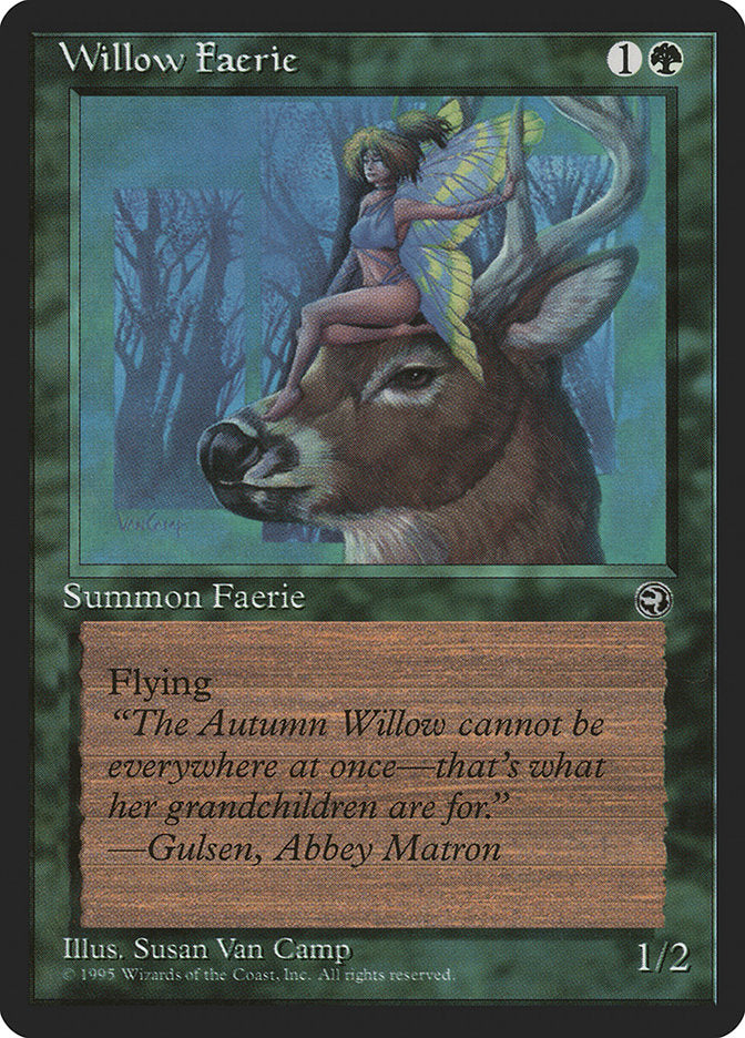 Willow Faerie (Gulsen Flavor Text) [Homelands] | Exor Games Truro