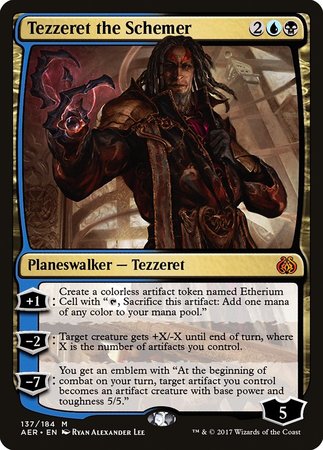 Tezzeret the Schemer [Aether Revolt] | Exor Games Truro
