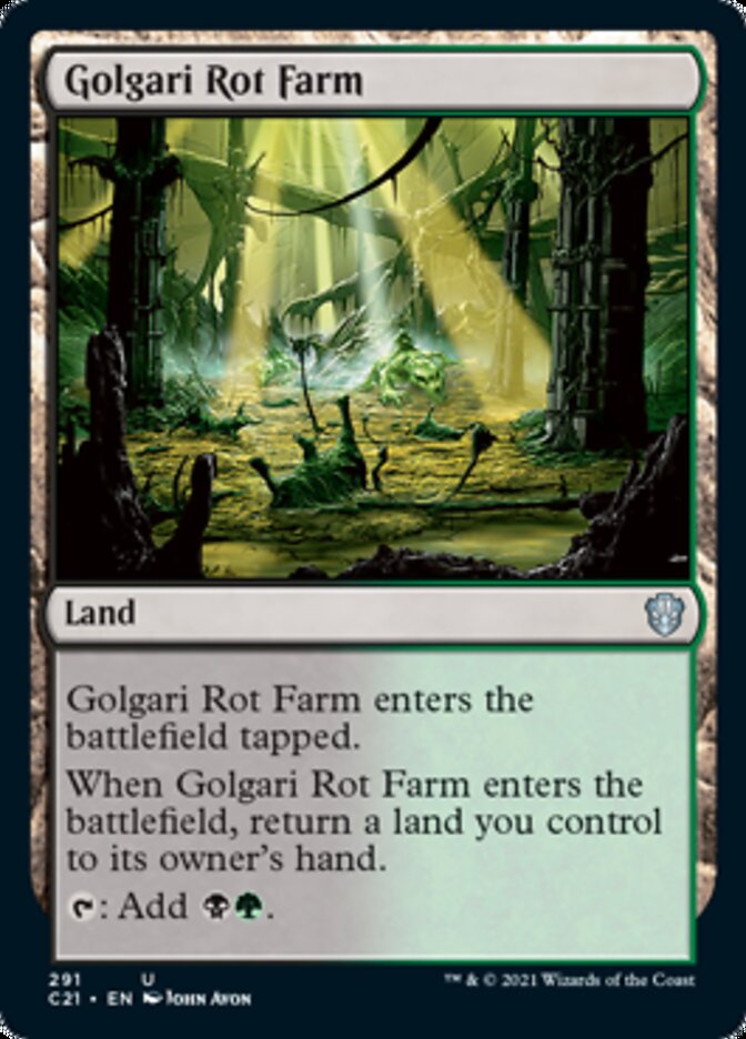 Golgari Rot Farm [Commander 2021] | Exor Games Truro