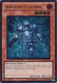 Sergeant Electro (UTR) [PHSW-EN090] Ultimate Rare | Exor Games Truro