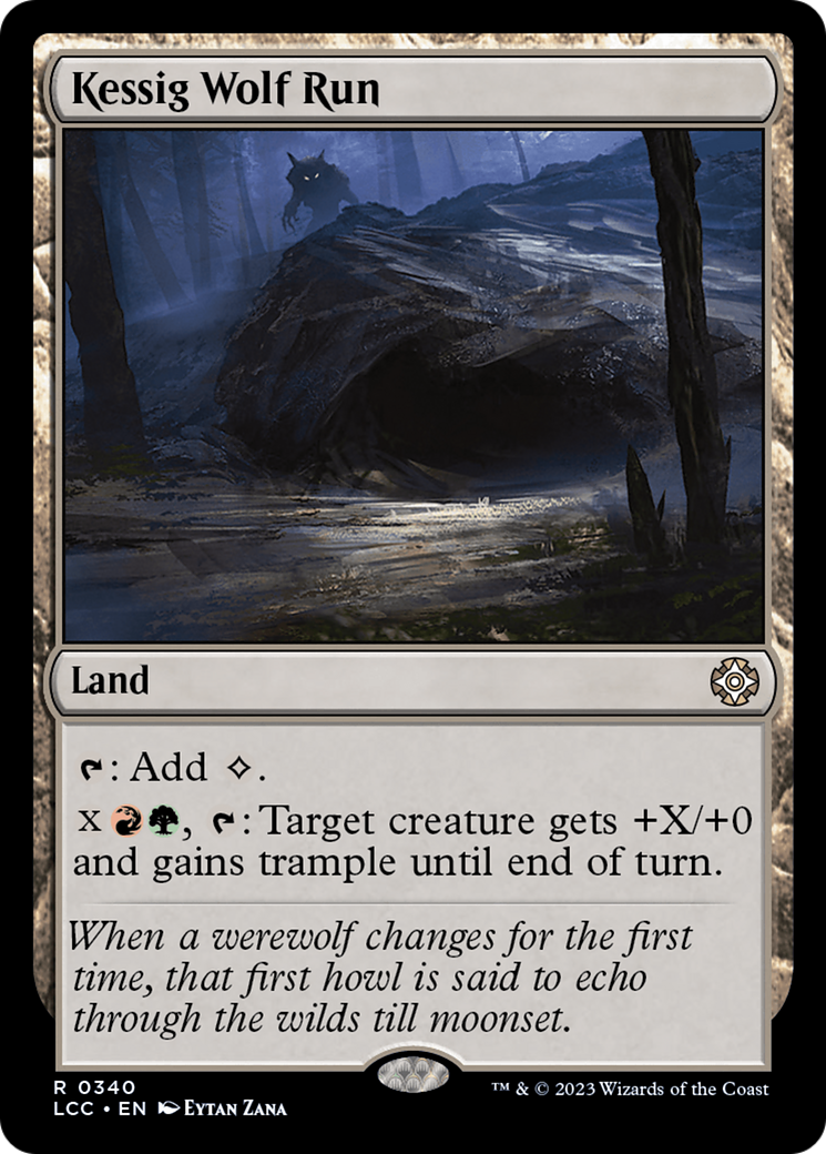 Kessig Wolf Run [The Lost Caverns of Ixalan Commander] | Exor Games Truro