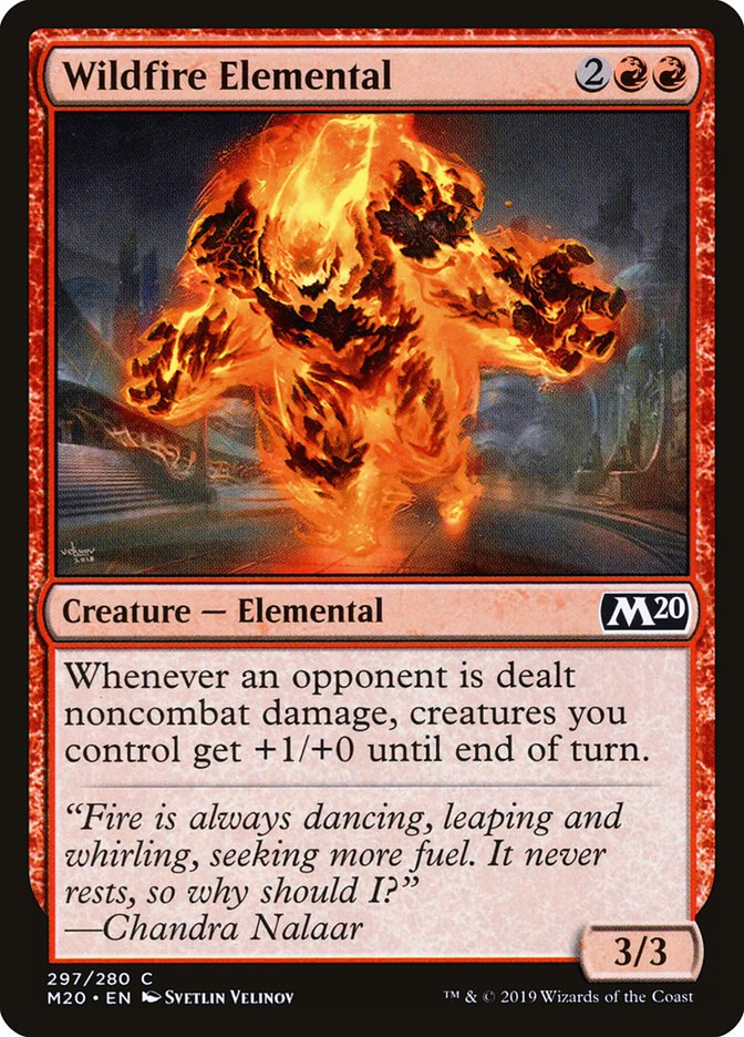 Wildfire Elemental [Core Set 2020] | Exor Games Truro