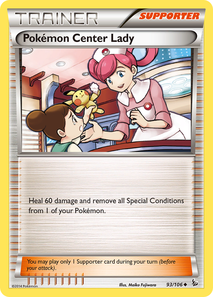 Pokemon Center Lady (93/106) [XY: Flashfire] | Exor Games Truro