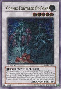 Cosmic Fortress Gol'Gar (UTR) [CRMS-EN044] Ultimate Rare | Exor Games Truro