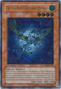 Crystal Beast Sapphire Pegasus (UTR) [FOTB-EN007] Ultimate Rare | Exor Games Truro