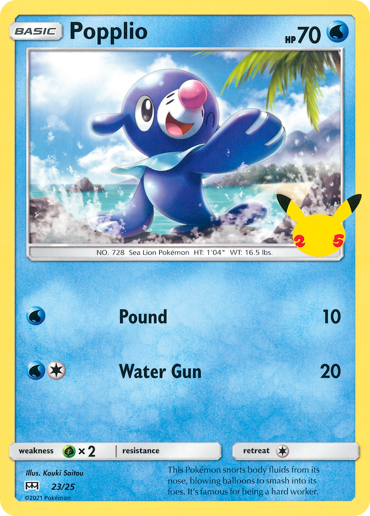 Popplio (23/25) [McDonald's 25th Anniversary] | Exor Games Truro