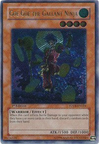 Goe Goe the Gallant Ninja (UTR) [FOTB-EN024] Ultimate Rare | Exor Games Truro