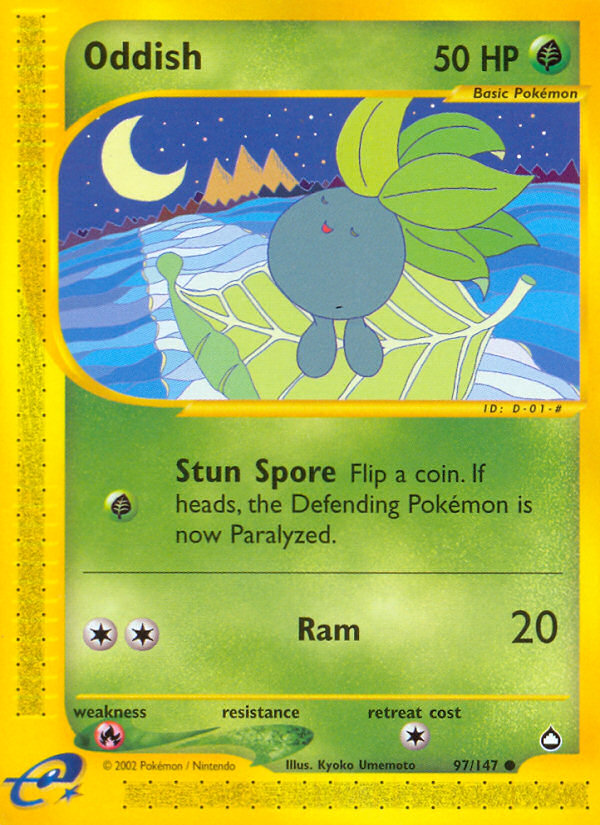 Oddish (97/147) [Aquapolis] | Exor Games Truro