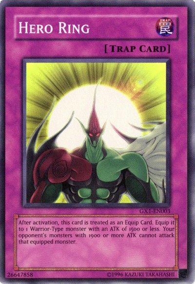 Hero Ring [GX1-EN003] Super Rare | Exor Games Truro