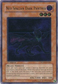 Neo-Spacian Dark Panther (UTR) [POTD-EN005] Ultimate Rare | Exor Games Truro