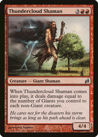 Thundercloud Shaman [Lorwyn] | Exor Games Truro