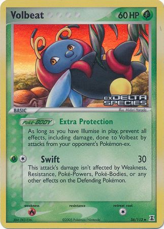 Volbeat (56/113) (Stamped) [EX: Delta Species] | Exor Games Truro