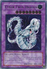 Cyber Twin Dragon (UTR) [CRV-EN035] Ultimate Rare | Exor Games Truro