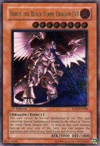 Horus the Black Flame Dragon LV8 (UTR) [SOD-EN008] Ultimate Rare | Exor Games Truro