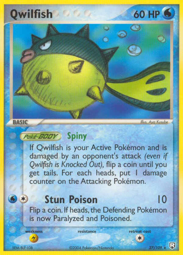 Qwilfish (27/109) [EX: Team Rocket Returns] | Exor Games Truro