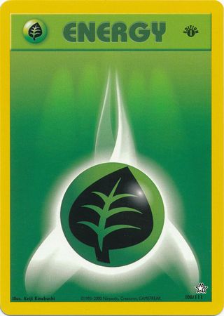 Grass Energy (108/111) [Neo Genesis Unlimited] | Exor Games Truro