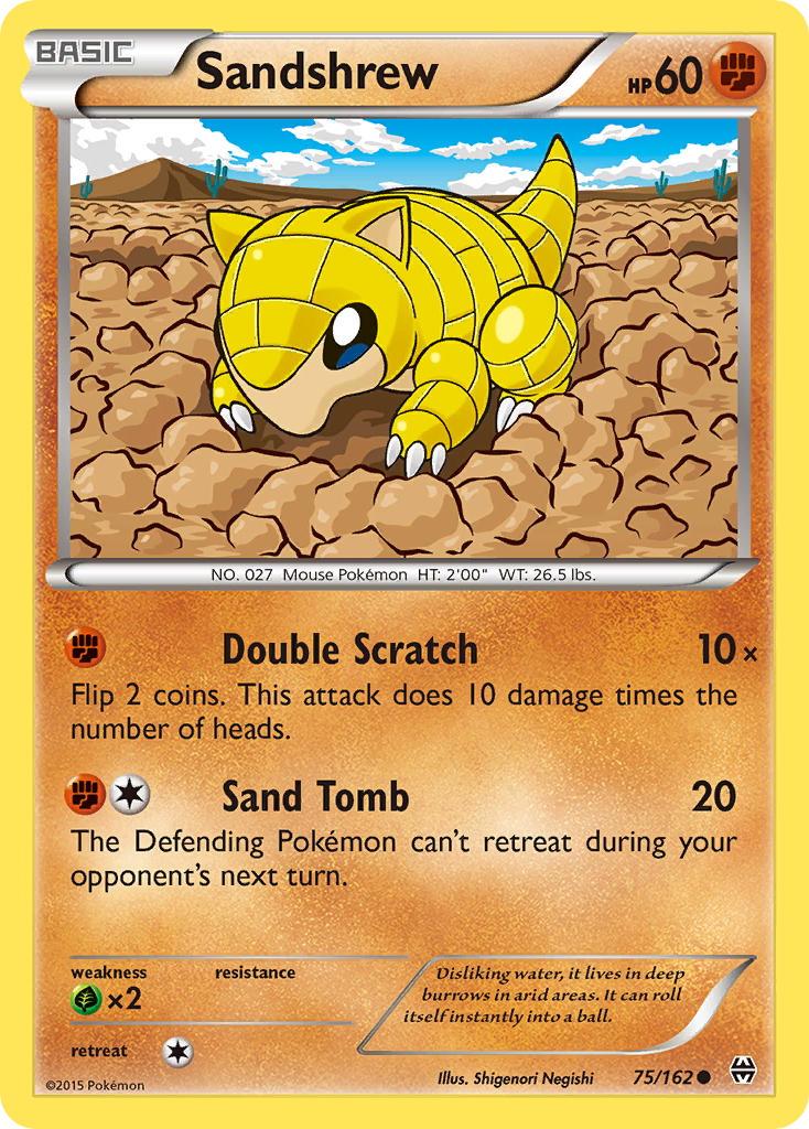 Sandshrew (75/162) [XY: BREAKthrough] | Exor Games Truro