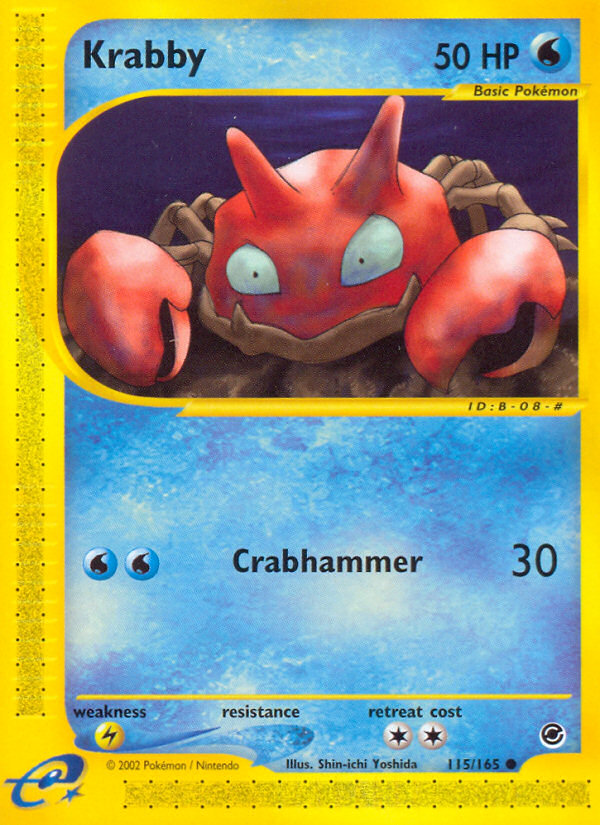 Krabby (115/165) [Expedition: Base Set] | Exor Games Truro