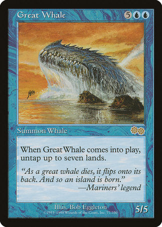 Great Whale [Urza's Saga] | Exor Games Truro