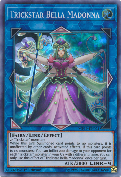 Trickstar Bella Madonna [MP19-EN021] Super Rare | Exor Games Truro