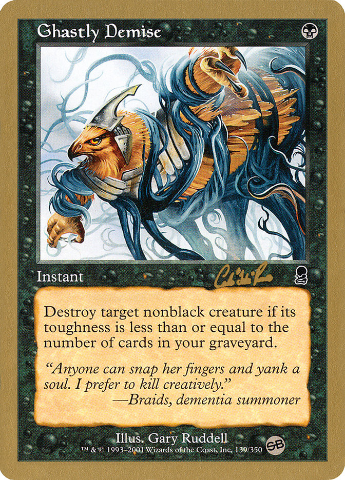 Ghastly Demise (Carlos Romao) (SB) [World Championship Decks 2002] | Exor Games Truro