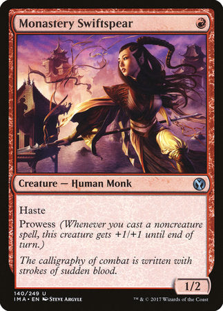 Monastery Swiftspear [Iconic Masters] | Exor Games Truro