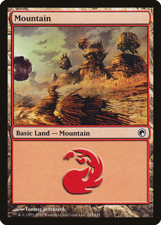 Mountain (245) [Scars of Mirrodin] | Exor Games Truro