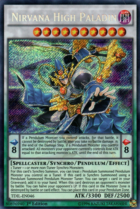 Nirvana High Paladin [TDIL-EN046] Secret Rare | Exor Games Truro