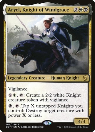 Aryel, Knight of Windgrace [Dominaria] | Exor Games Truro