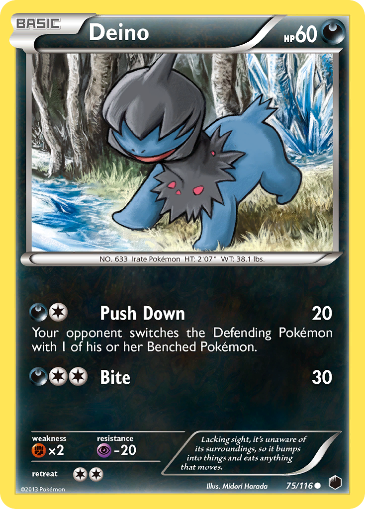 Deino (75/116) [Black & White: Plasma Freeze] | Exor Games Truro