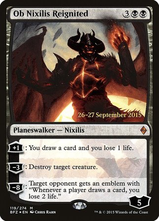 Ob Nixilis Reignited [Battle for Zendikar Promos] | Exor Games Truro