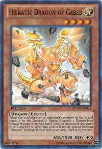 Hieratic Dragon of Gebeb [GAOV-EN019] Super Rare | Exor Games Truro