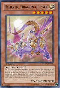 Hieratic Dragon of Eset [GAOV-EN020] Common | Exor Games Truro