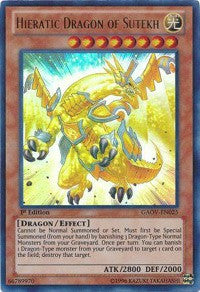 Hieratic Dragon of Sutekh [GAOV-EN025] Ultra Rare | Exor Games Truro