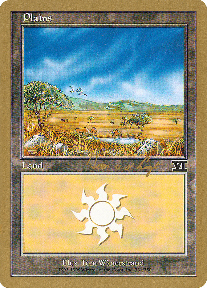 Plains (tvdl331) (Tom van de Logt) [World Championship Decks 2000] | Exor Games Truro